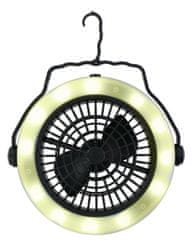  Grunding LED svetilka za kampiranje z ventilatorjem. 