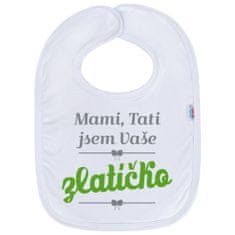 NEW BABY Baby Cotton Bib Mummy, Daddy I'm Your Baby