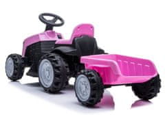 Lean-toys Traktor + prikolica 1x45W 4Ah