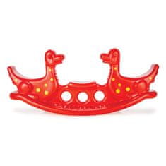 WOOPIE Večosebna gugalnica Dino Rocker Balancing Swing Red