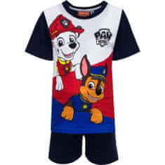 NiceklodeonPawPatrol KRATKA PIŽAMA Tačke na patrulji, modra, 104