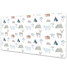 Decormat Podloga za pisalno mizo Forest animals 90x45 cm 