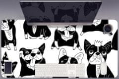 Decormat Podloga za pisalno mizo Happy Dogs 100x50 cm 
