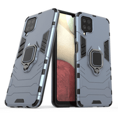 slomart ring armor case kickstand tough rugged cover za samsung galaxy a12 / galaxy m12 moder