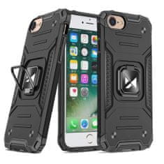 slomart wozinsky ring armor oklepni hibridni ovitek + magnetni nosilec iphone se 2022 / se 2020 / iphone 8 / iphone 7 black