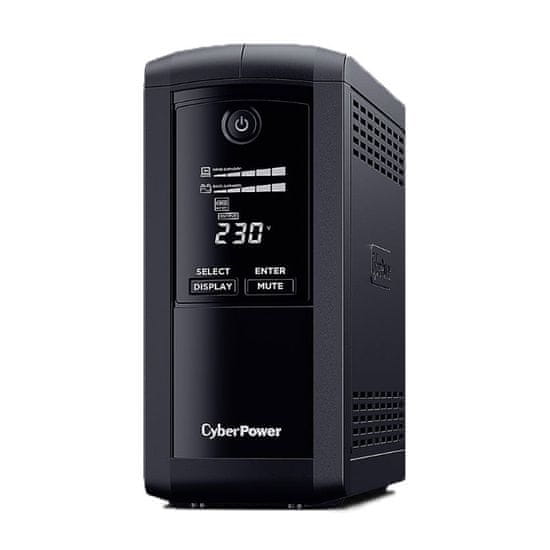 CyberPower UPS brezprekinitveno napajanje, 1000VA, 550 W, USB-HID (VP1000EILCD-IEC) - odprta embalaža