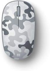 Microsoft Bluetooth Mouse Camo SE brezžična miška, kamuflažna bela