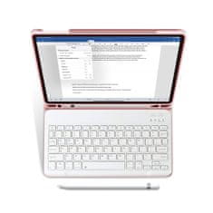 Tech-protect SC Pen etui z tipkovnico za iPad 10.2 2019 / 2020 / 2021, roza