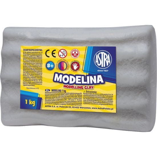 Astra Mešanica za modeliranje pečice MODELINA 1kg Grafit, 304118009