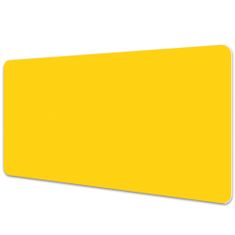 Decormat Podloga za pisalno mizo Svetlo rumena 100x50 cm 
