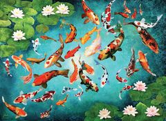 EuroGraphics Puzzle Koi krap 1000 kosov