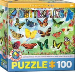 EuroGraphics Puzzle Vrtni metulji 100 kosov