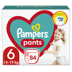 Pants hlačne plenice, Velikost 6, 15 kg+, 84 kosov