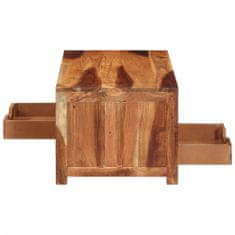 Vidaxl Kavna mizica, 84x49x40 cm, masivni akacijev les