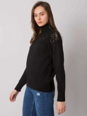 RUE PARIS Klasičen ženski pulover Amirah črna Universal
