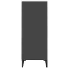 Vidaxl Komoda siva 57x35x90 cm iverna plošča