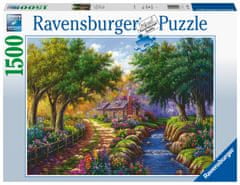 Ravensburger Sestavljanka Koča ob reki, 1500 kosov