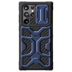 Nillkin adventruer case case za samsung galaxy s22 ultra armoured cover with camera cover blue