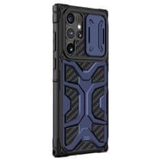 Nillkin adventruer case case za samsung galaxy s22 ultra armoured cover with camera cover blue