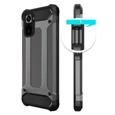 MG Hybrid Armor plastika ovitek za Xiaomi Poco M4 Pro 5G, modro