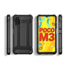 MG Hybrid Armor plastika ovitek za Xiaomi Redmi Note 10 5G / Poco M3 Pro, srebro