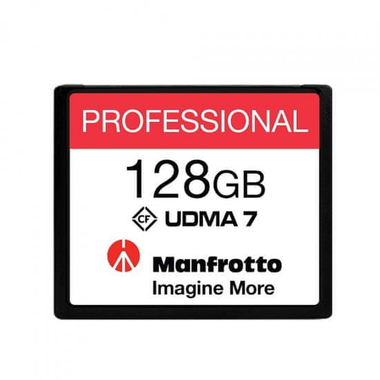 Manfrotto Professional, 128GB, UDMA 7, 160MB/s, Compact Flash SPOMINSKA KARTICA (MANPROCF128) + GRATIS ČITALEC