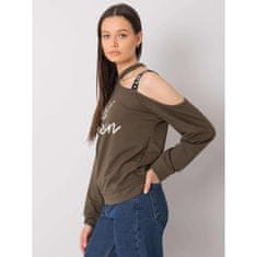 FANCY Ženska bluza s potiskom GLENDA khaki FA-BZ-6425.43P_366911 S-M