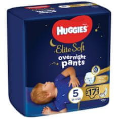 Huggies 4x Elite Soft Pants OVN plenične hlače za enkratno uporabo 5 (12-17 kg) 17 kosov