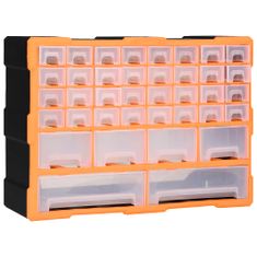 Vidaxl Organizator s 40 predali 52x16x37,5 cm