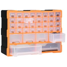 Vidaxl Organizator s 40 predali 52x16x37,5 cm