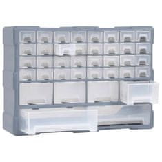 Vidaxl Organizator s 40 predali 52x16x37,5 cm