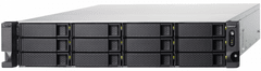 Qnap NAS strežnik za 12 diskov, 2U, Xeon, 32GB RAM, 2x 10GbE SFP Plus, črn (TS-h1886XU-RP-R2-D1622-32G)