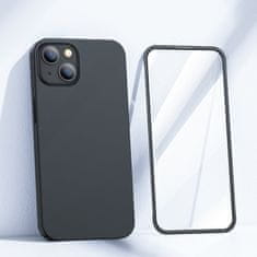 slomart joyroom 360 full case ohišje za iphone 13 zadnja in sprednja stran + kaljeno steklo črno (jr-bp927 black)