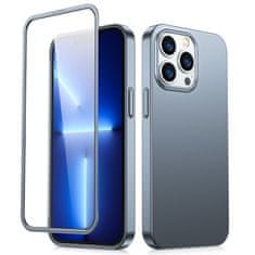 slomart joyroom 360 full case ohišje za iphone 13 pro max zadnja in sprednja stran + kaljeno steklo sivo (jr-bp928 tarnish)