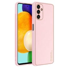 slomart eleganten ovitek dux ducis yolo iz ekološkega usnja za samsung galaxy a13 5g pink