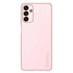 slomart eleganten ovitek dux ducis yolo iz ekološkega usnja za samsung galaxy a13 5g pink