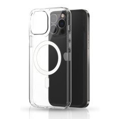 slomart kingxbar pqy crystal series magnetni ovitek za iphone 13 pro case clear (magsafe compatible)