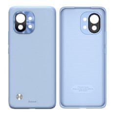 BASEUS baseus alloy leather case trpežna torbica s pokrovom za kamero xiaomi mi 11 vijolična (wixm11-05)