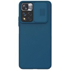 Nillkin camshield case ovitek za kamero xiaomi redmi note 11 pro+ (kitajska) / redmi note 11 pro (kitajska) / xiaomi mi11i hypercharge modra