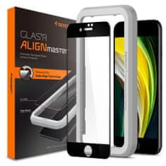 Spigen KALJENO STEKLO SPIGEN ALM GLASS FC IPHONE 7 / 8 / SE 2020 / 2022 ČRN