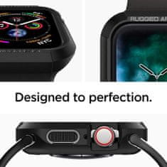 Spigen SPIGEN RUGGED ARMOR APPLE WATCH 4 / 5 / 6 / 7 / 8 / SE (40 / 41 MM) ČRNA