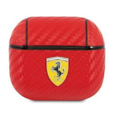 Ferrari FESA3CARE AirPods 3 ovitek rdeč/red On Track PU Carbon