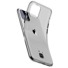 BASEUS TRDI OVITEK BASEUS TRANSPARENT KEY Z GEL OKVIRJEM ZA IPHONE 11 PRO MAX ČRN (WIAPIPH65S-QA01)