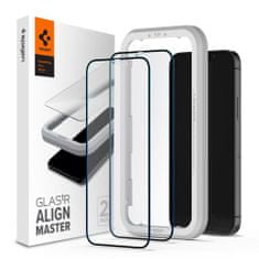 slomart Izdelek spigen alm glass fc 2-pack iphone 12/12 pro black