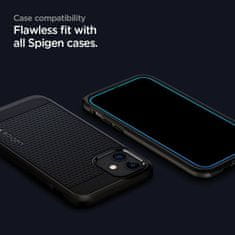 Spigen KALJENO STEKLO SPIGEN ALM GLASS FC 2-PACK IPHONE 12/12 PRO BLACK