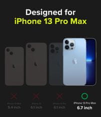 RINGKE Oklepni etui z okvirjem iPhone 13 Pro Max Fusion X Design Ticket band črn