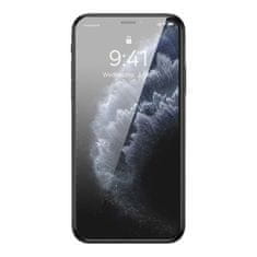 BASEUS Baseus 0,3 mm polno steklena kaljena steklena folija (paket 2 kosov) za iPhone XS Max/11 Pro Max 6,5 palca