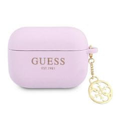 Guess GUAPLSC4EU AirPods Pro ovitek vijoličen/purple Charm 4G Collection