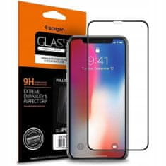 slomart Steklo za ogledalo spigen glass fc iphone 11 / xr black