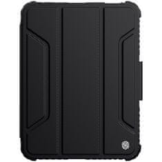 Nillkin bumper leather case pro armoured smart cover s pokrovom za kamero in stojalom za ipad mini 2021 črna